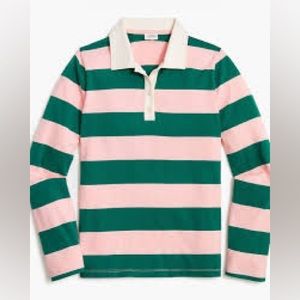 J CREW WOMENS RUGBY TEE POLO SIZE SMALL WORN FEW TIMES